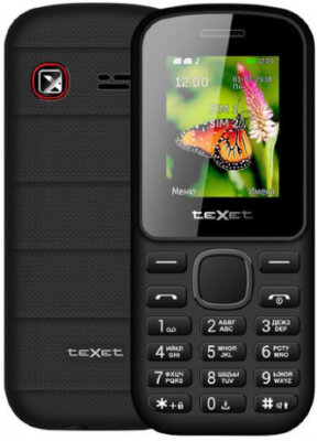 Сотовый телефон teXet TM-130, черный